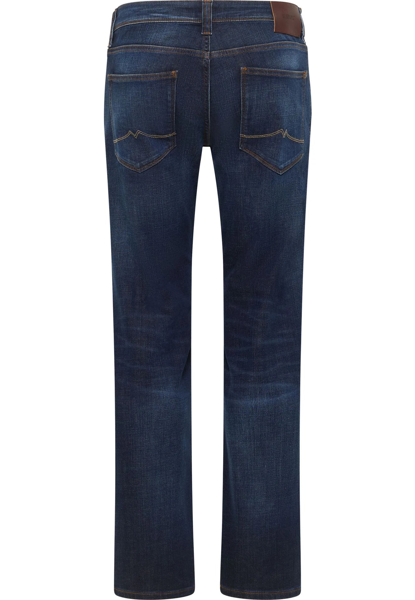 Męskie Spodnie Jeansowe Mustang Style Michigan Straight Denim Blue 1017863 5000 903