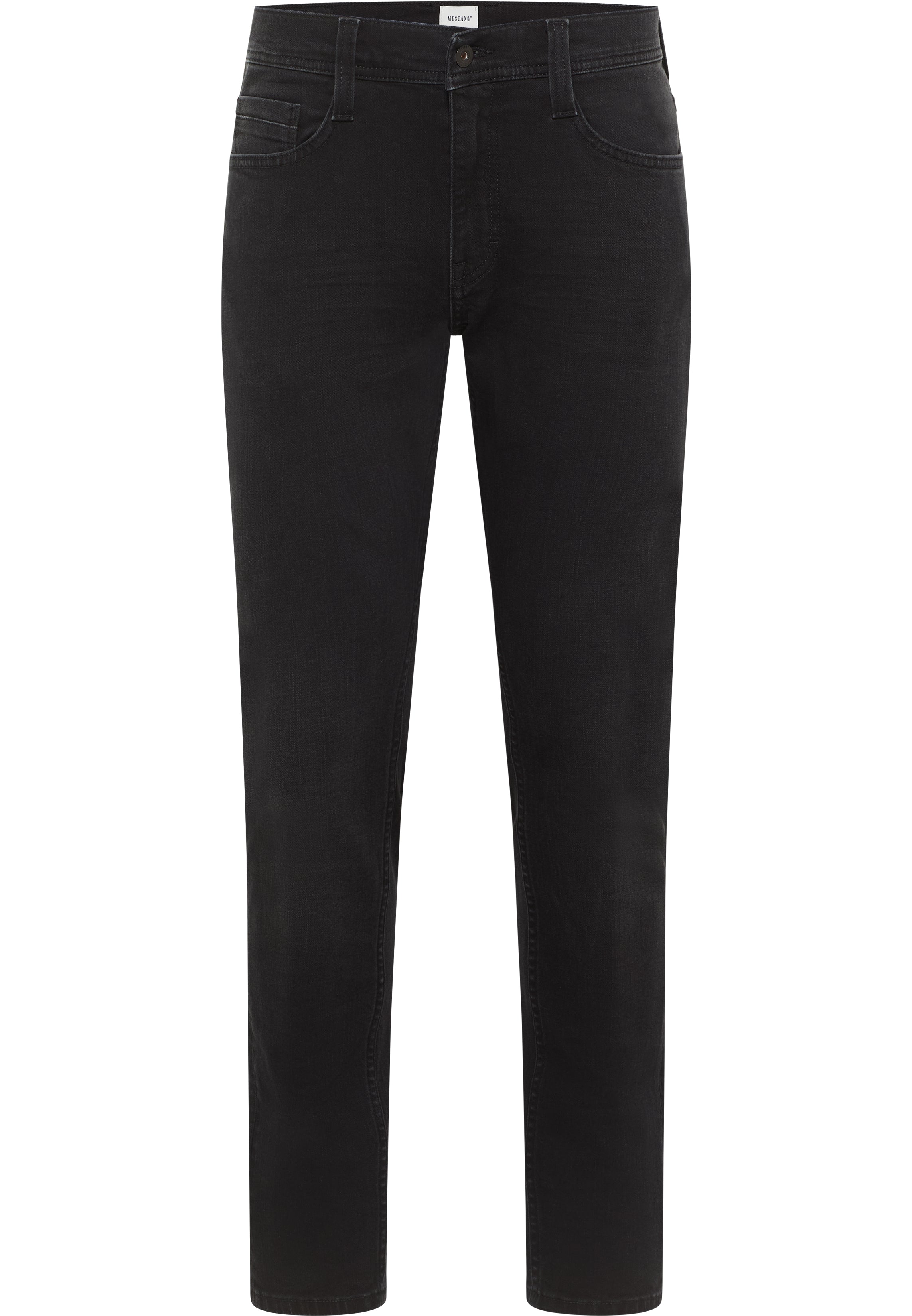 Męskie Spodnie Jeansowe Mustang Style Oregon Slim Denim Black 1015866 4000 842