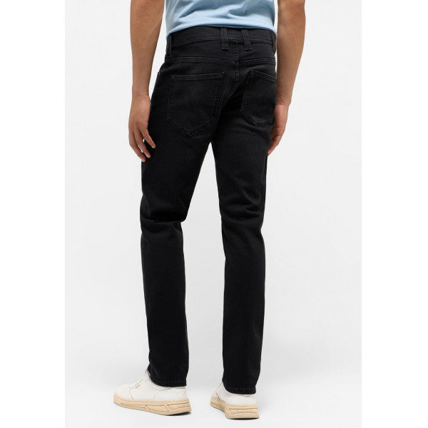 Męskie Spodnie Jeansowe Mustang Style Oregon Slim Denim Black 1015866 4000 842