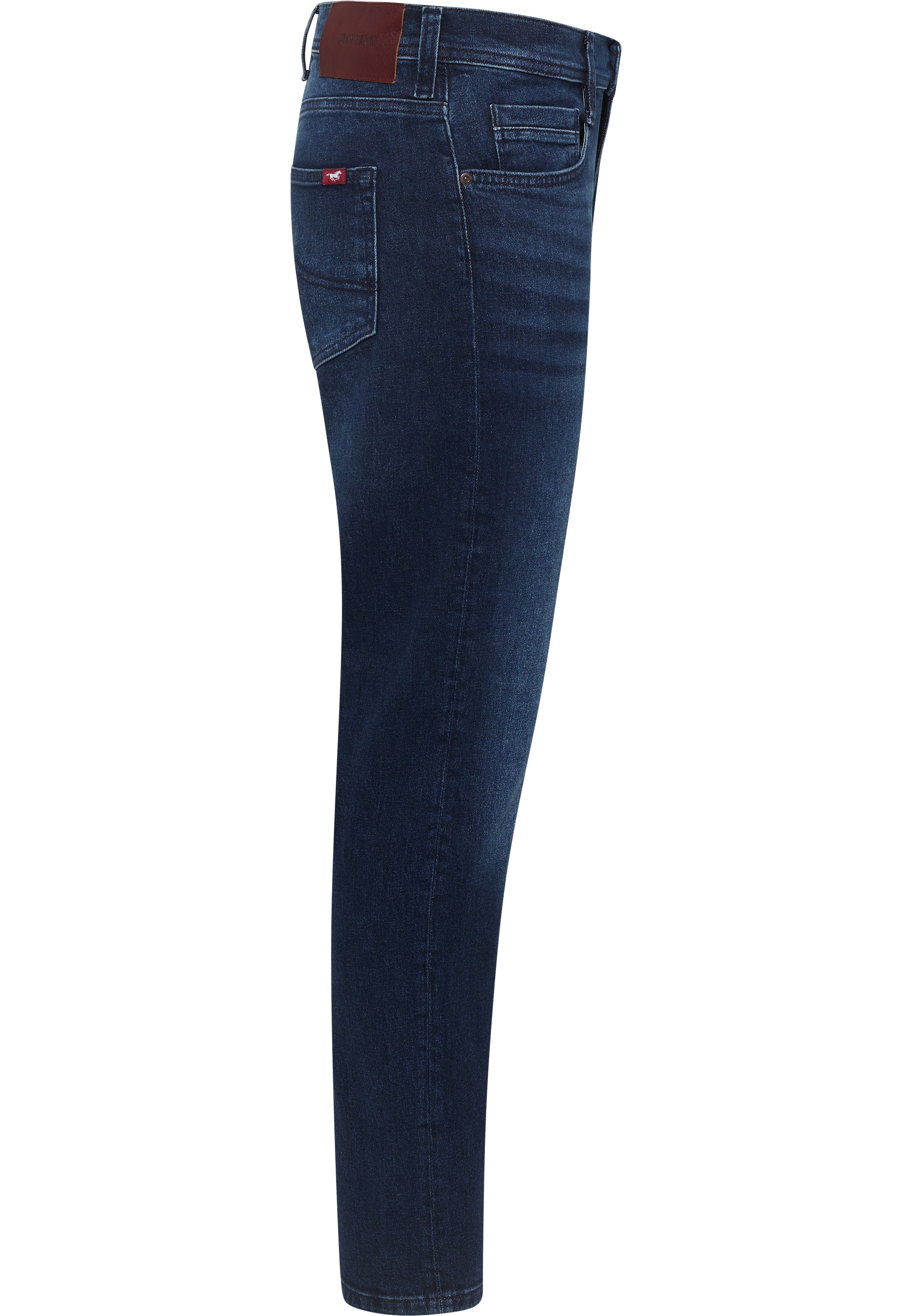 Męskie Spodnie Jeansowe Mustang Style Oregon Slim Denim Blue 1015502 5000 983