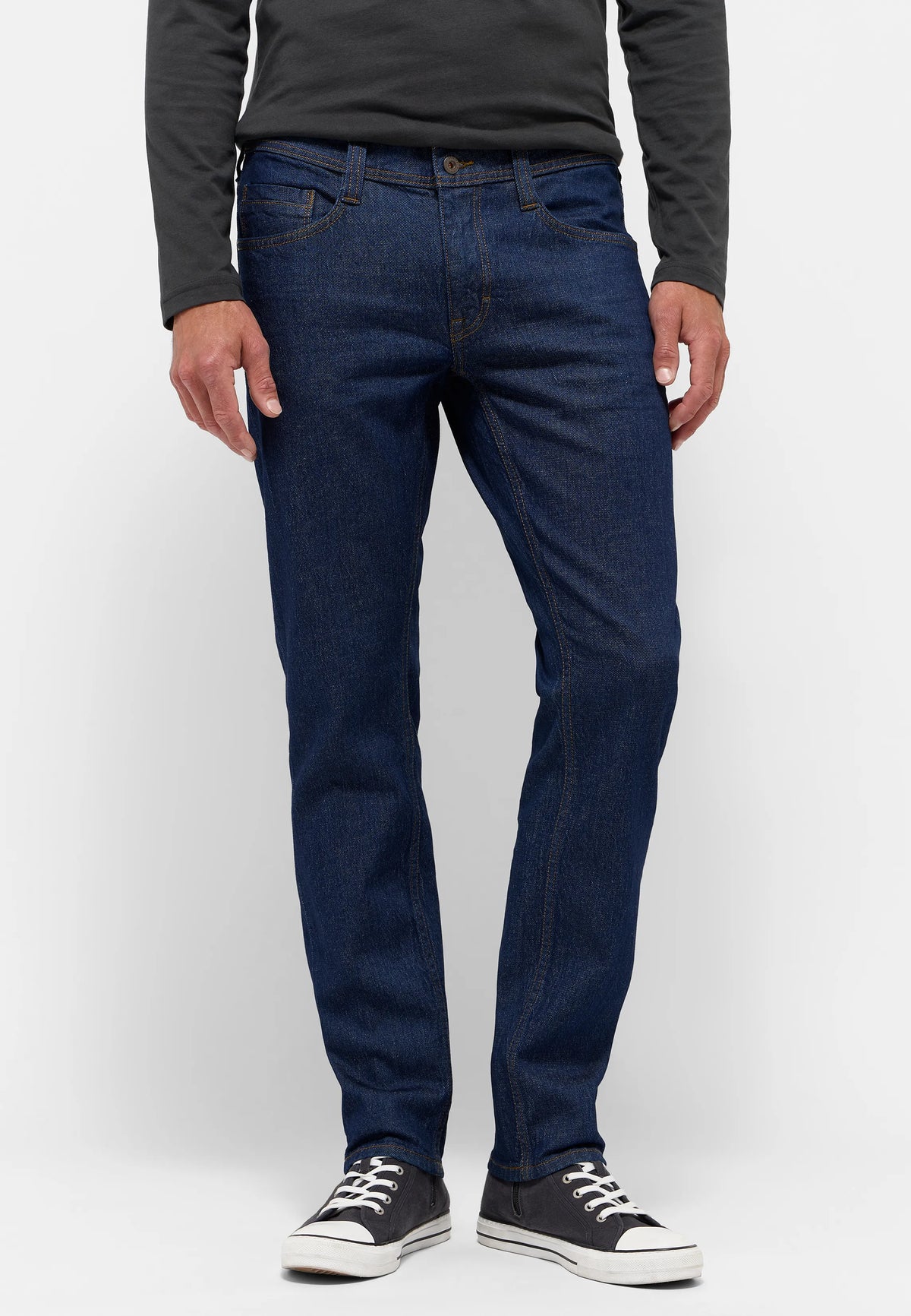 Męskie Spodnie Jeansowe Mustang Style Oregon Slim Denim Blue 1015864 5000 940