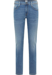 Męskie Spodnie Jeansowe Mustang Style Oregon Slim Denim Blue 1016315 5000 403