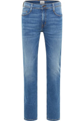 Męskie Spodnie Jeansowe Mustang Style Oregon Slim Denim Blue 1016315 5000 583