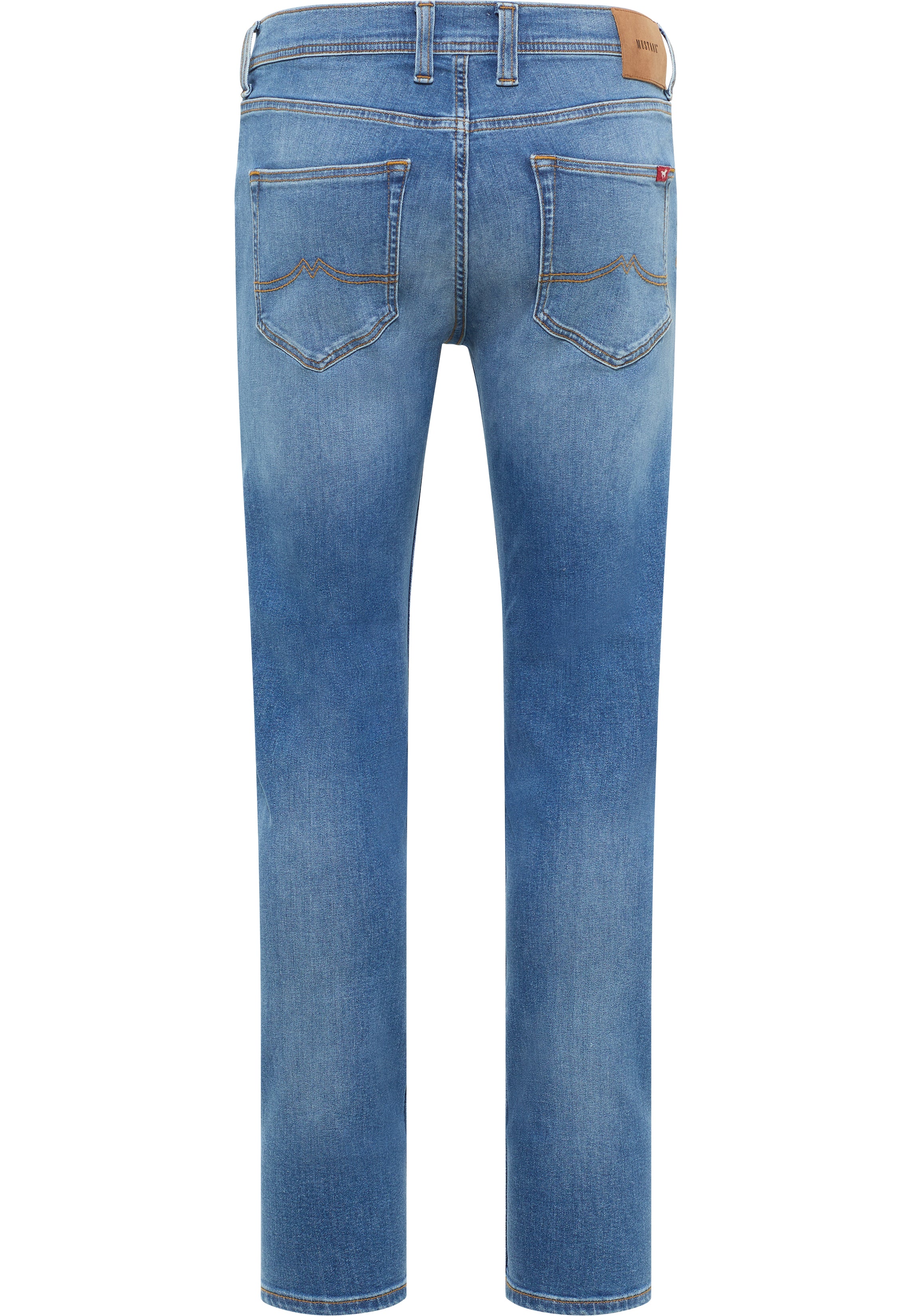 Męskie Spodnie Jeansowe Mustang Style Oregon Slim Denim Blue 1016315 5000 583