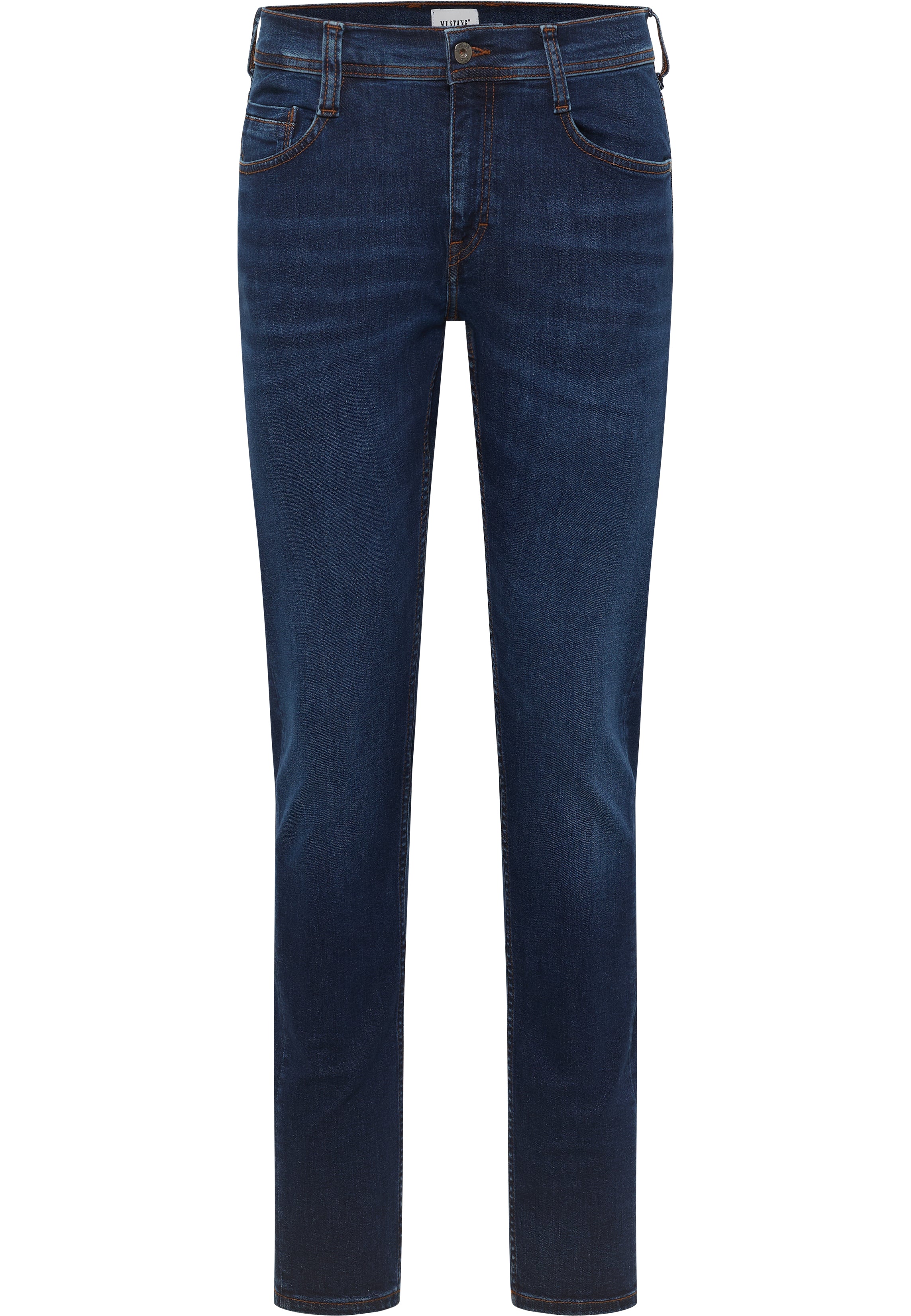 Męskie Spodnie Jeansowe Mustang Style Oregon Slim Denim Blue 1016315 5000 903