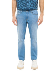 Męskie Spodnie Jeansowe Mustang Style Oregon Slim Denim Blue 1016316 5000 303