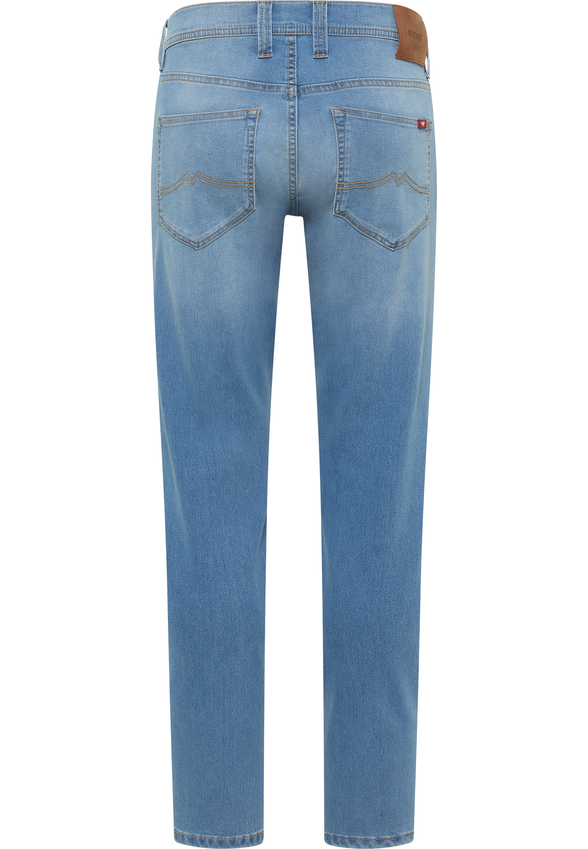 Męskie Spodnie Jeansowe Mustang Style Oregon Slim Denim Blue 1016316 5000 303