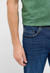 Męskie Spodnie Jeansowe Mustang Style Oregon Slim Denim Blue 1016318 5000 502