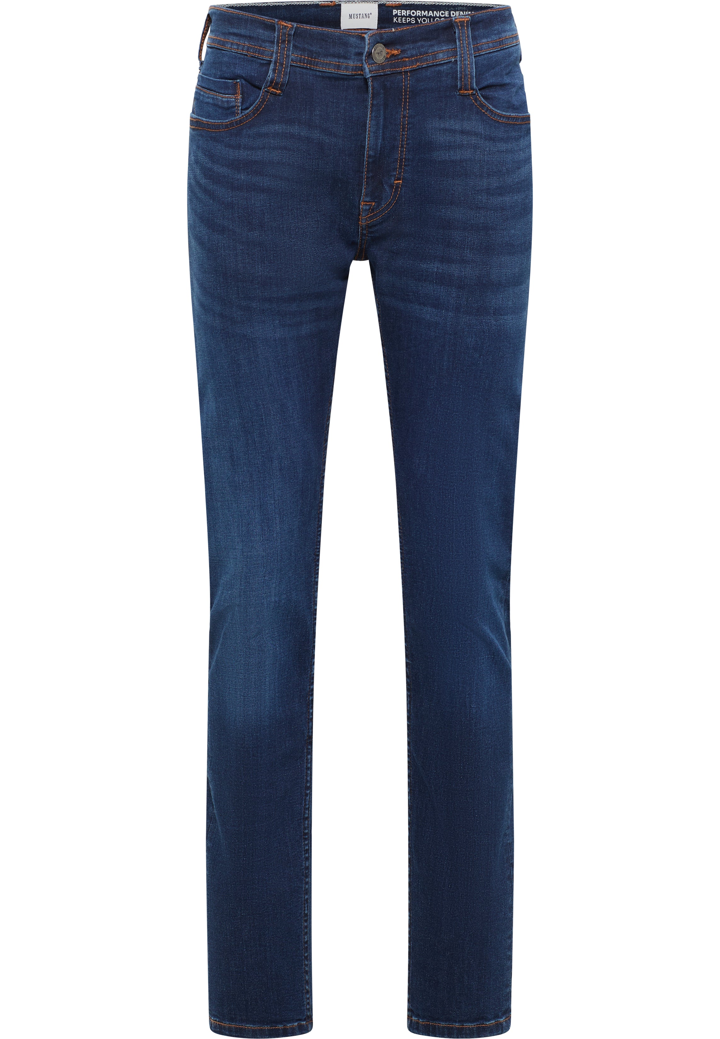 Męskie Spodnie Jeansowe Mustang Style Oregon Slim Denim Blue 1016318 5000 902