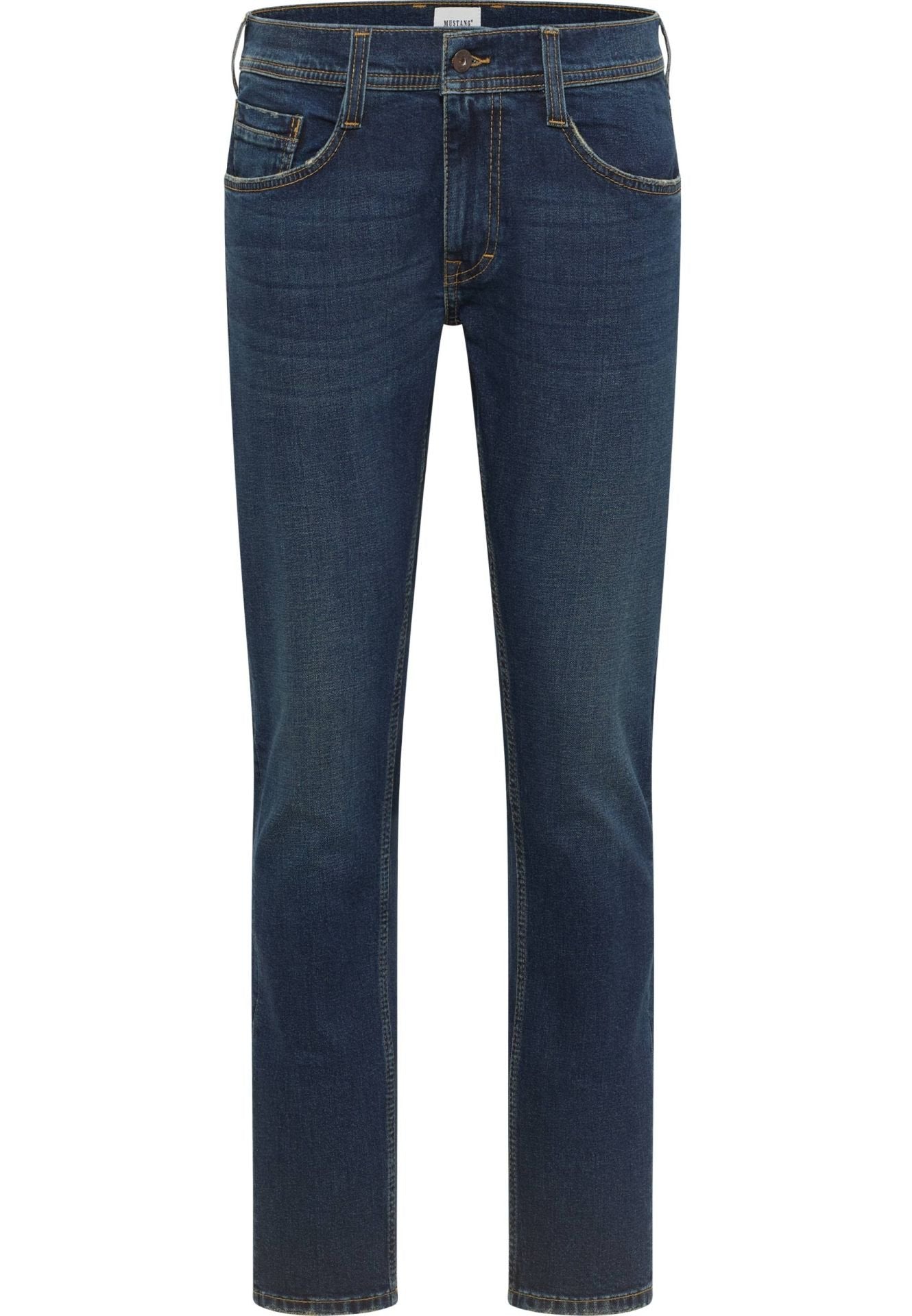 Męskie Spodnie Jeansowe Mustang Style Oregon Slim Denim Blue 1016799 5000 774