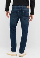 Męskie Spodnie Jeansowe Mustang Style Oregon Slim Denim Blue 1016799 5000 774