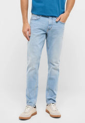 Męskie Spodnie Jeansowe Mustang Style Oregon Slim Denim Blue 1017434 5000 211