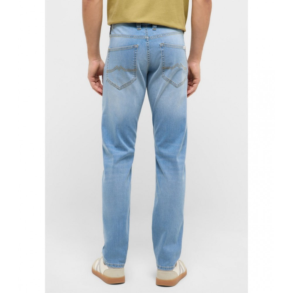 Męskie Spodnie Jeansowe Mustang Style Oregon Slim Denim Blue 1017435 5000 313