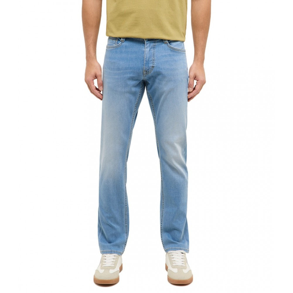 Męskie Spodnie Jeansowe Mustang Style Oregon Slim Denim Blue 1017435 5000 313
