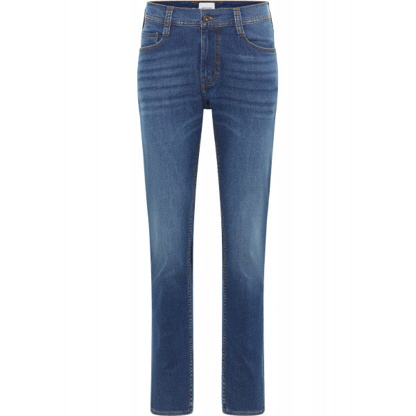 Męskie Spodnie Jeansowe Mustang Style Oregon Slim Denim Blue 1017435 5000 603