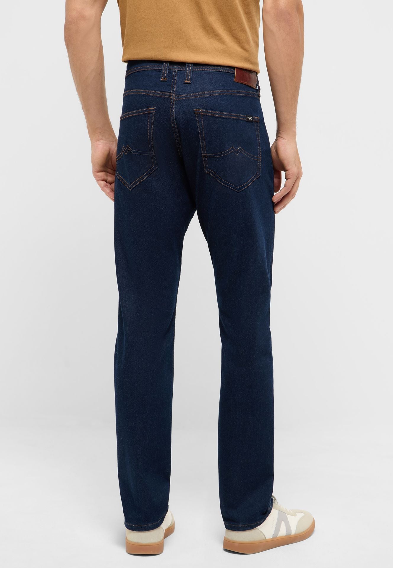 Męskie Spodnie Jeansowe Mustang Style Oregon Slim Denim Blue 1017435 5000 903