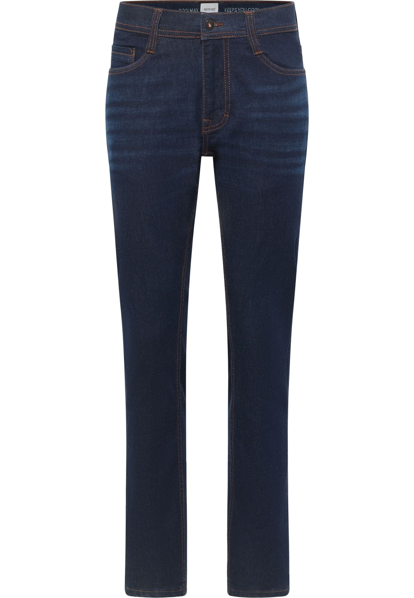 Męskie Spodnie Jeansowe Mustang Style Oregon Slim Denim Blue 1017435 5000 903