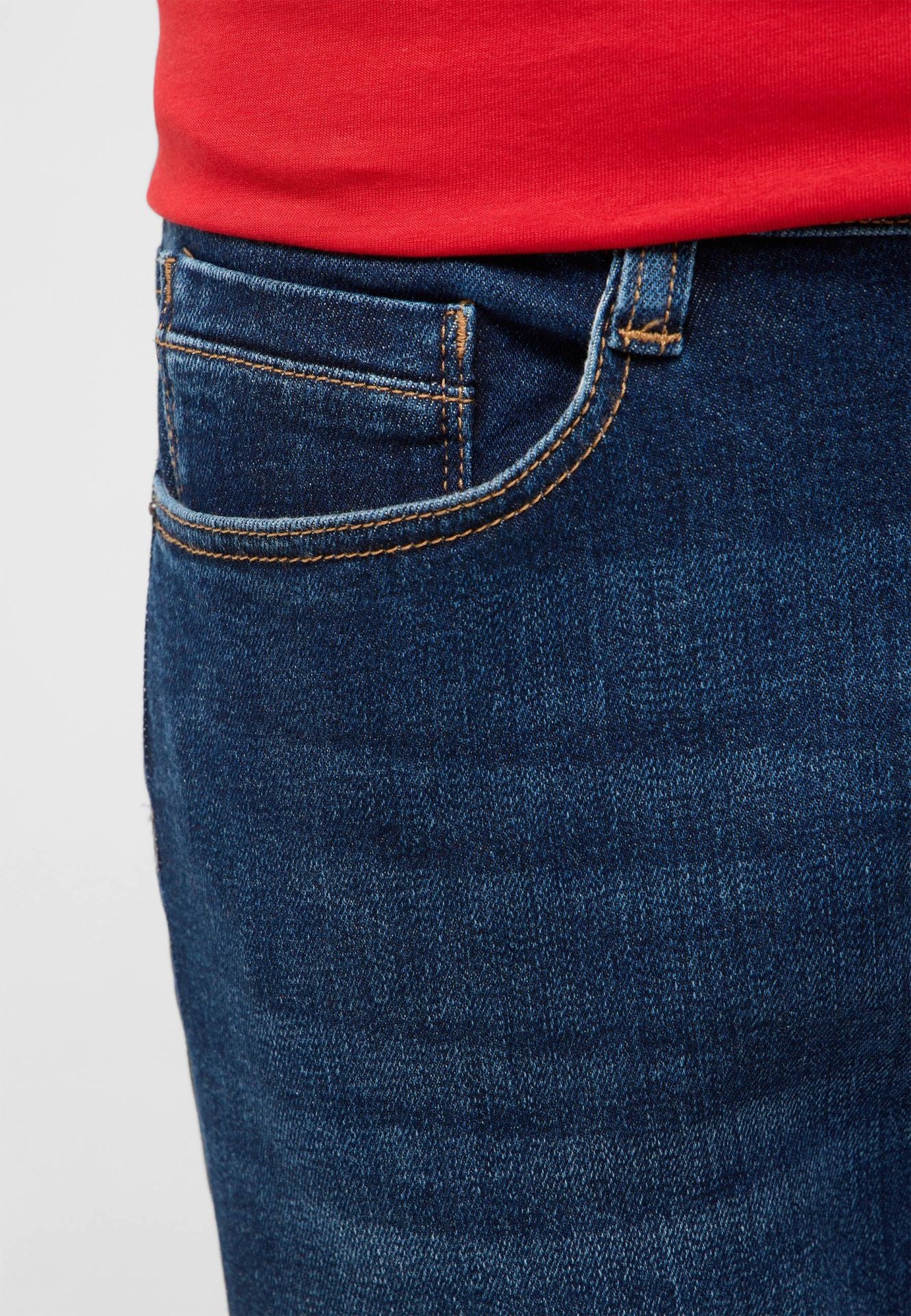 Męskie Spodnie Jeansowe Mustang Style Oregon Slim Denim Blue 1018300 5000 803