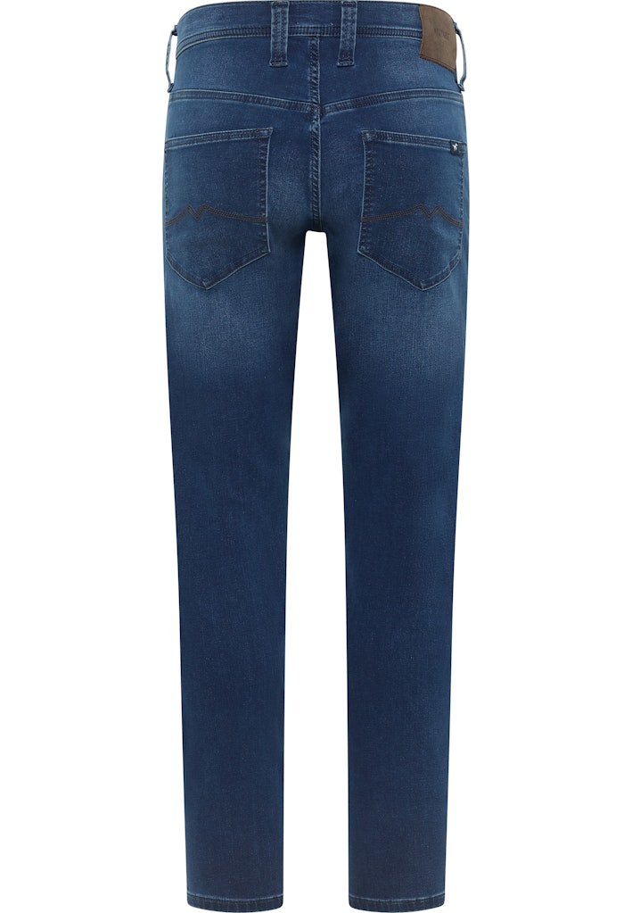 Męskie Spodnie Jeansowe Mustang Style Oregon Slim K Denim Blue 1016321 5000 403