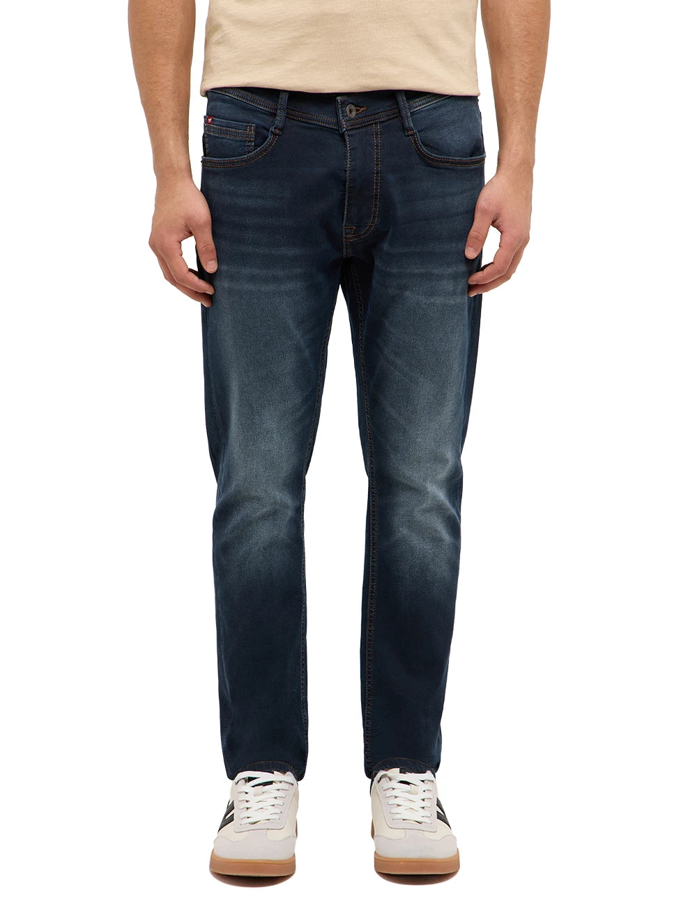 Męskie Spodnie Jeansowe Mustang Style Oregon Slim K Denim Blue 1017430 5000 803