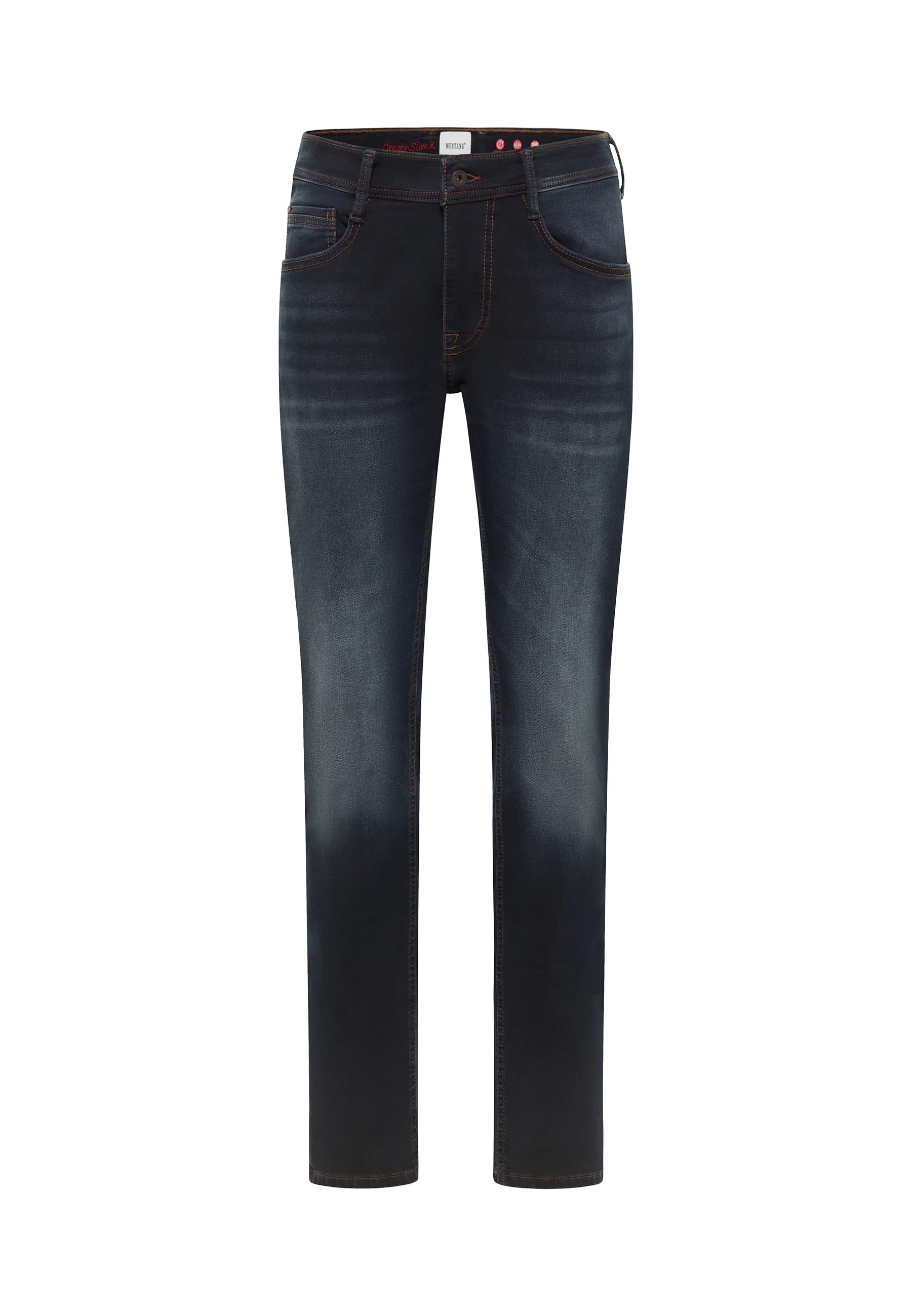 Męskie Spodnie Jeansowe Mustang Style Oregon Slim K Denim Blue 1017430 5000 803