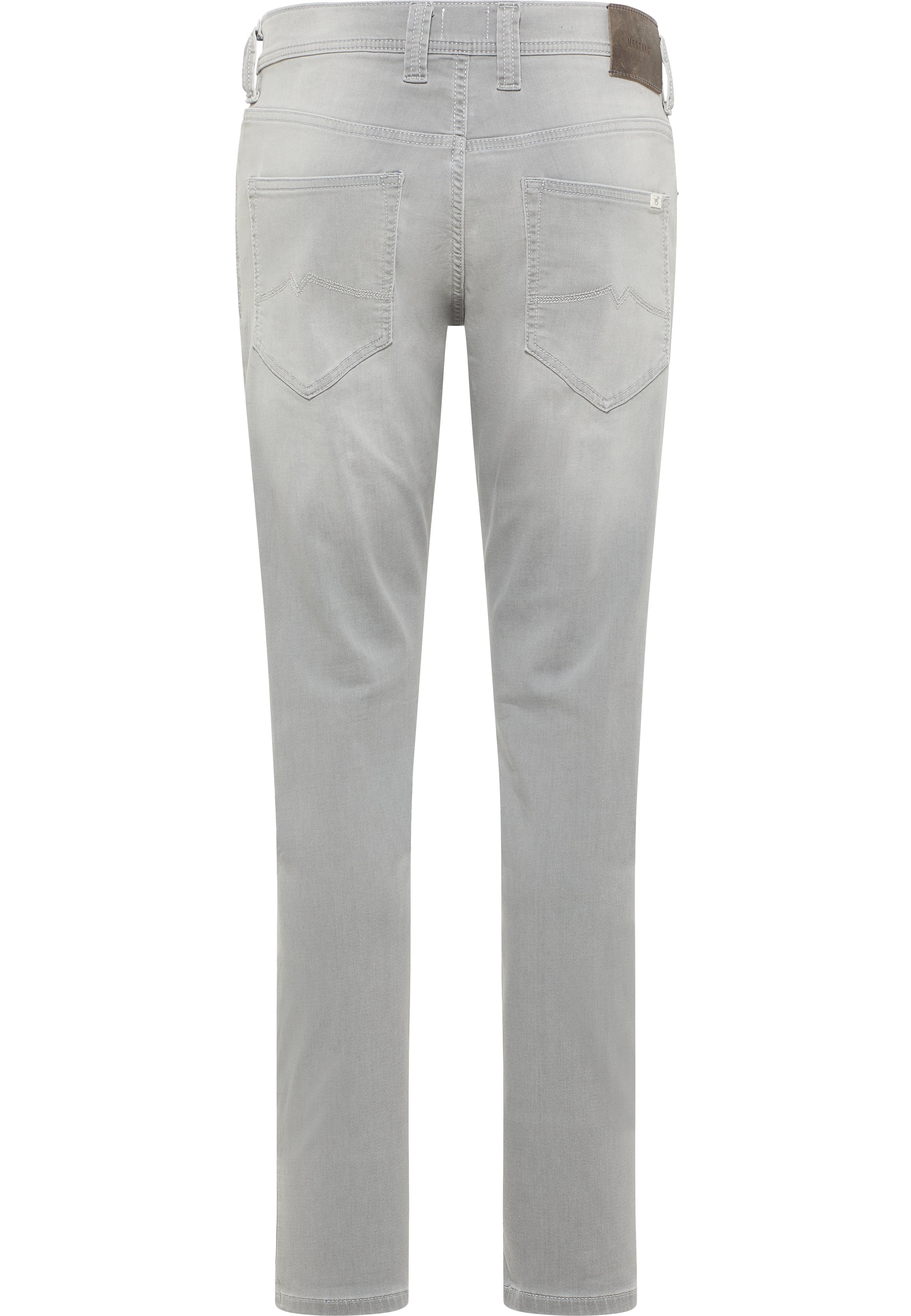 Męskie Spodnie Jeansowe Mustang Style Oregon Slim K Denim Grey 1016319 4500 312