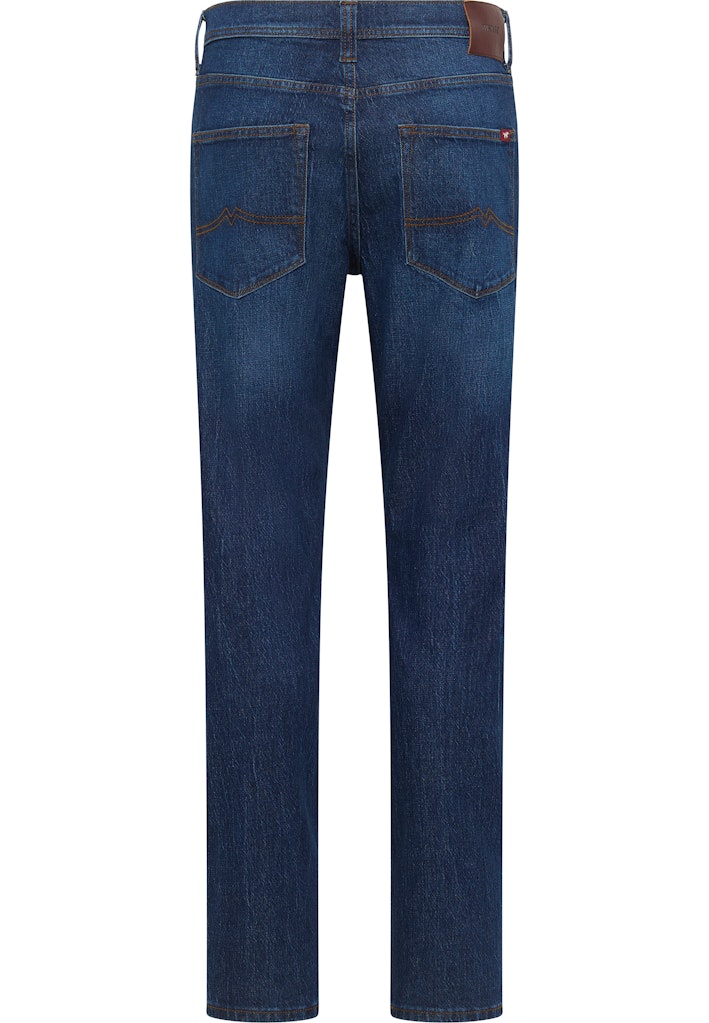 Męskie Spodnie Jeansowe Mustang Style Orlando Slim Denim Blue 1015860 5000 803