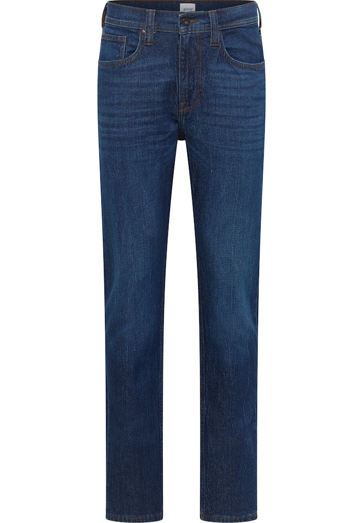 Męskie Spodnie Jeansowe Mustang Style Orlando Slim Denim Blue 1015860 5000 803
