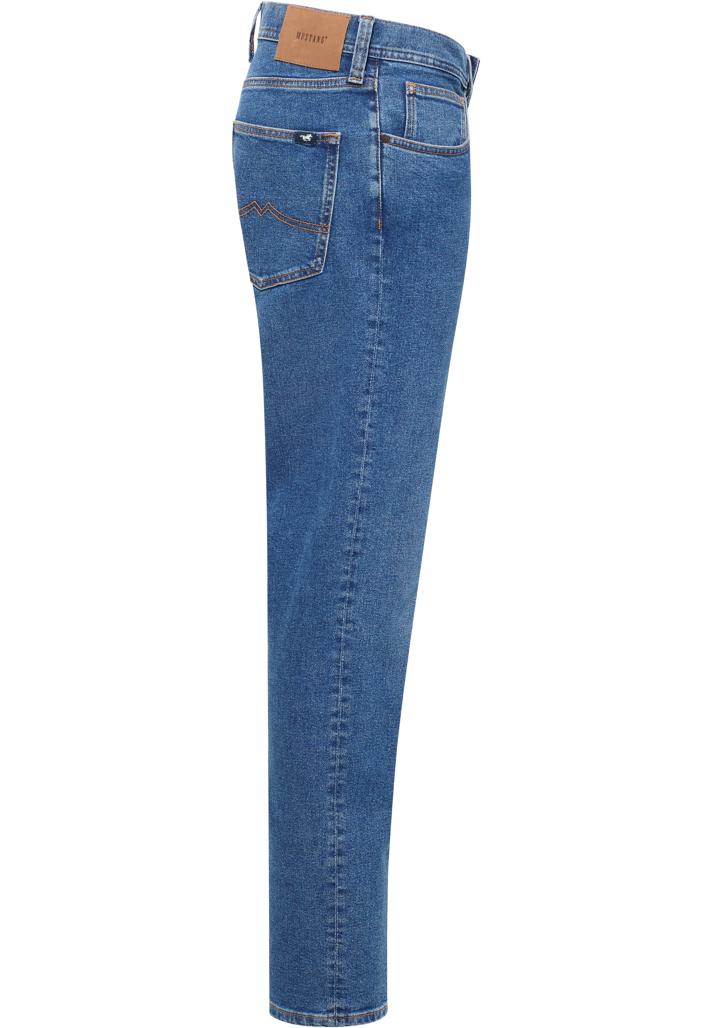 Męskie Spodnie Jeansowe Mustang Style Orlando Slim Denim Blue 1016314 5000 581