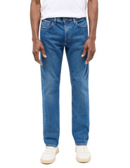 Męskie Spodnie Jeansowe Mustang Style Orlando Slim Denim Blue 1016314 5000 581