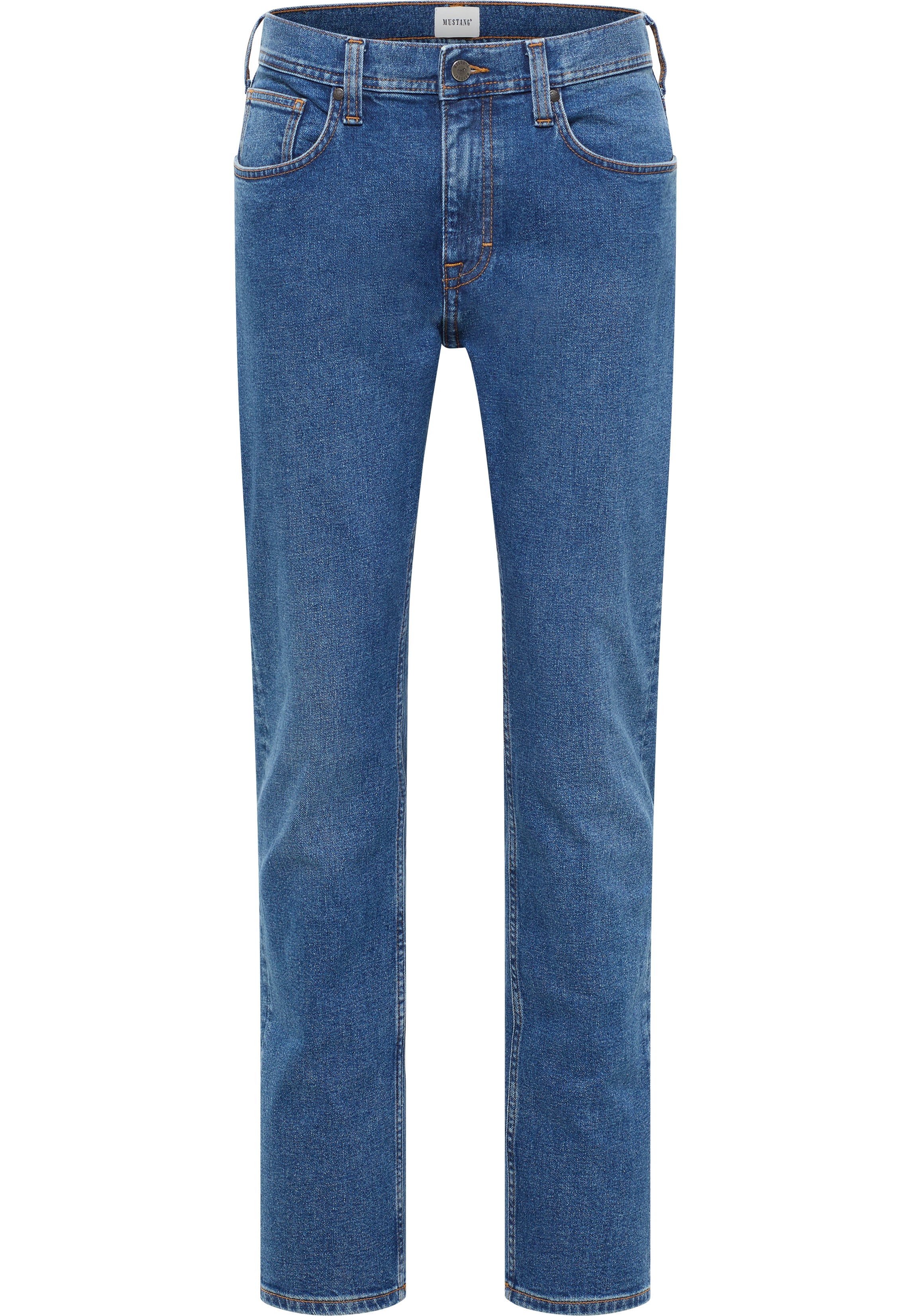 Męskie Spodnie Jeansowe Mustang Style Orlando Slim Denim Blue 1016314 5000 581