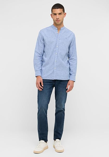 Męskie Spodnie Jeansowe Mustang Style Orlando Slim Denim Blue 1016626 5000 682