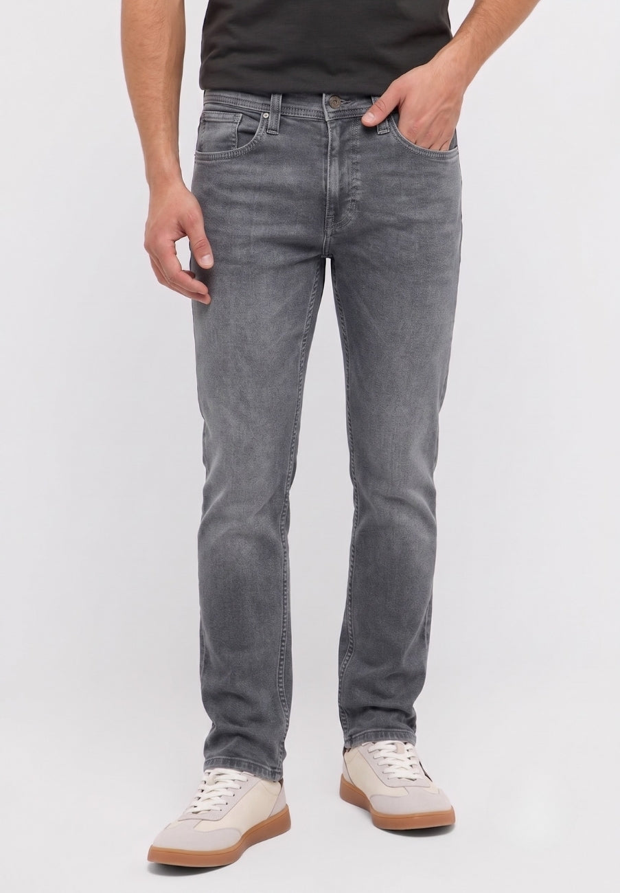 Męskie Spodnie Jeansowe Mustang Style Orlando Slim Denim Grey 1017691 4500 313