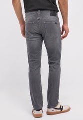 Męskie Spodnie Jeansowe Mustang Style Orlando Slim Denim Grey 1017691 4500 313
