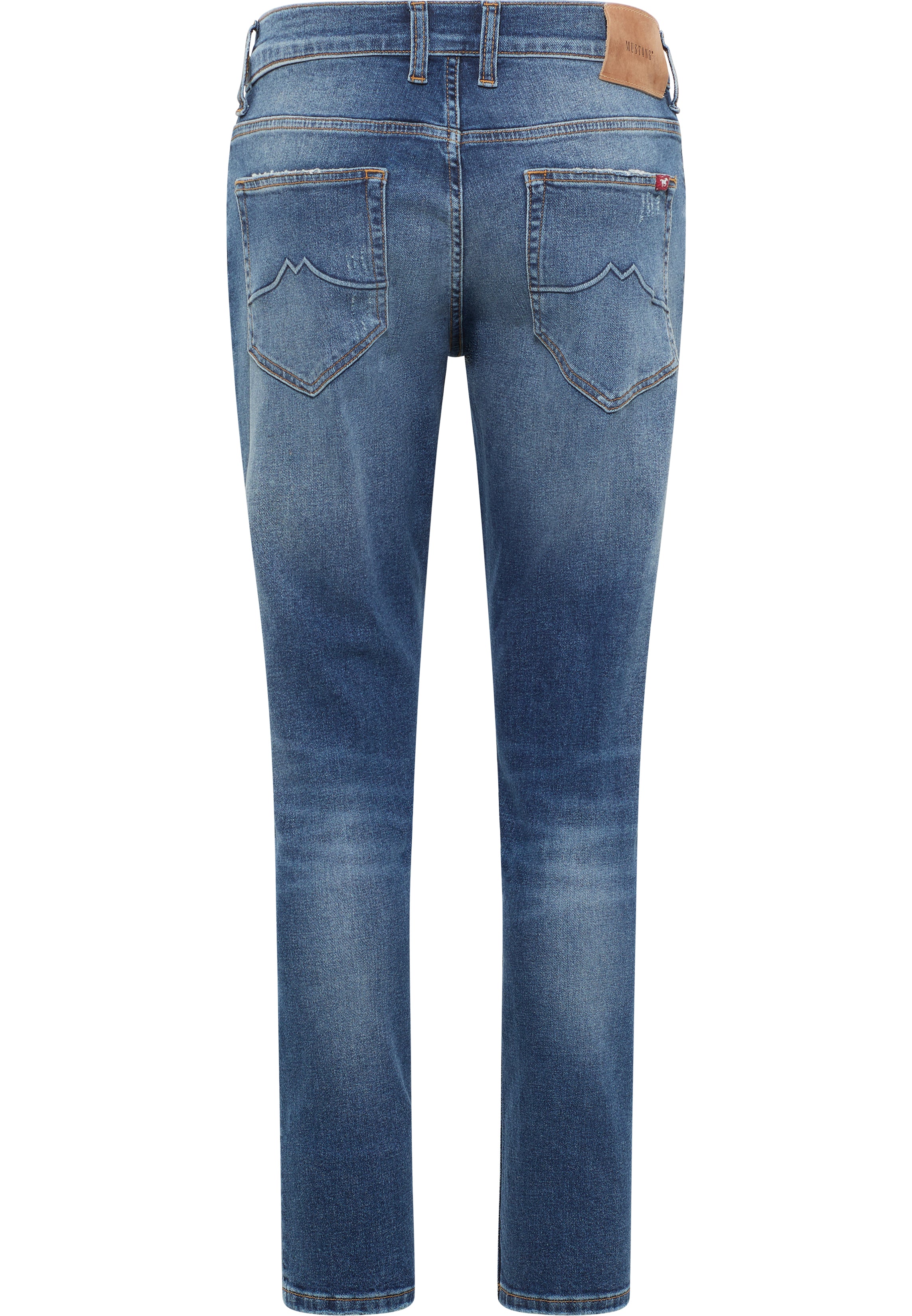 Męskie Spodnie Jeansowe Mustang Style Toledo Tapered Denim Blue 1016325 5000 434