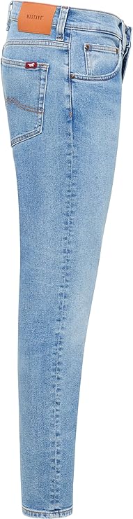 Męskie Spodnie Jeansowe Mustang Style Toledo Tapered Denim Blue 1016326 5000 314