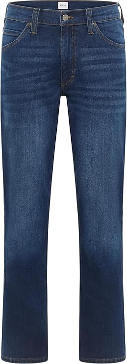 Męskie Spodnie Jeansowe Mustang Style Tramper Straight Denim Blue 1015877 5000 701