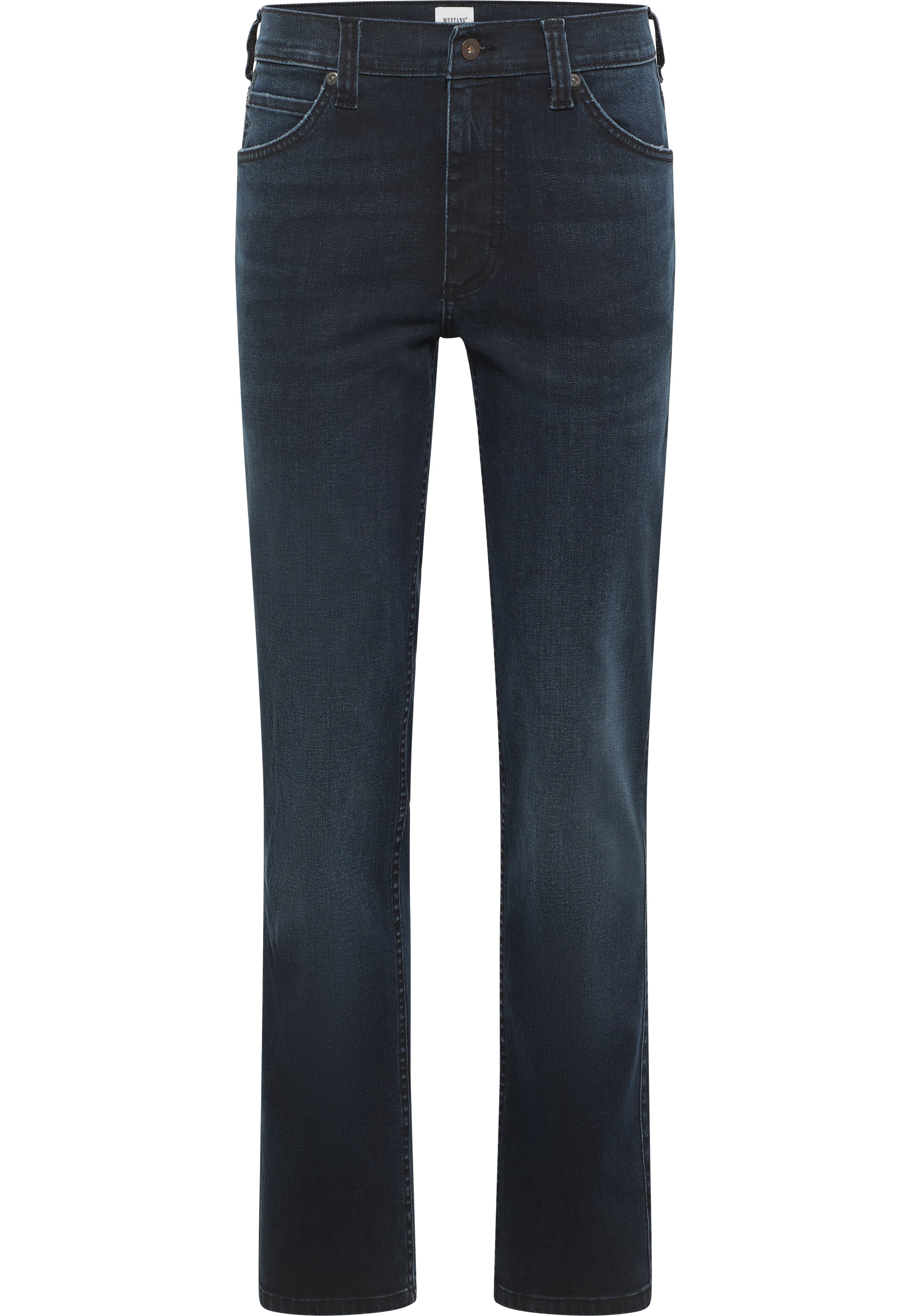 Męskie Spodnie Jeansowe Mustang Style Tramper Straight Denim Blue 1015878 5000 803