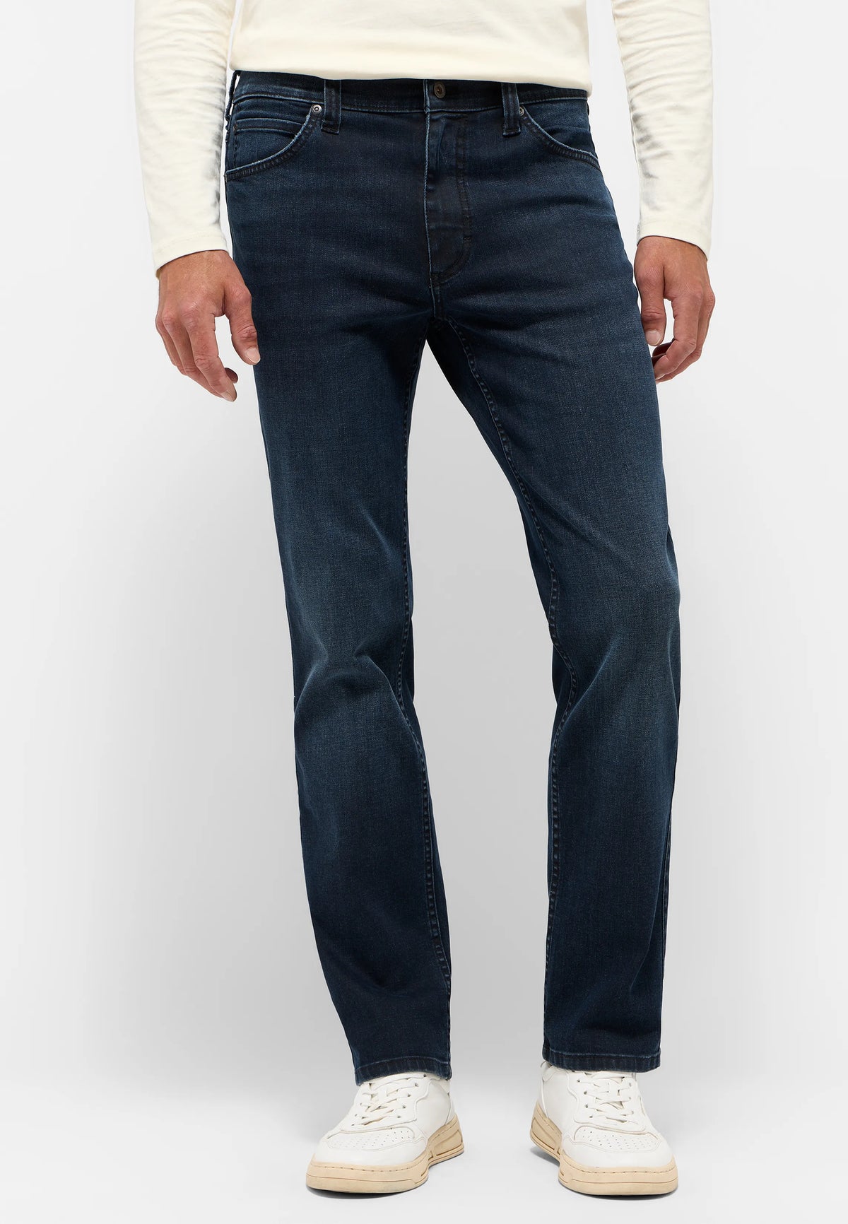 Męskie Spodnie Jeansowe Mustang Style Tramper Straight Denim Blue 1015878 5000 803