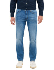 Męskie Spodnie Jeansowe Mustang Style Tramper Straight Denim Blue 1016331 5000 582