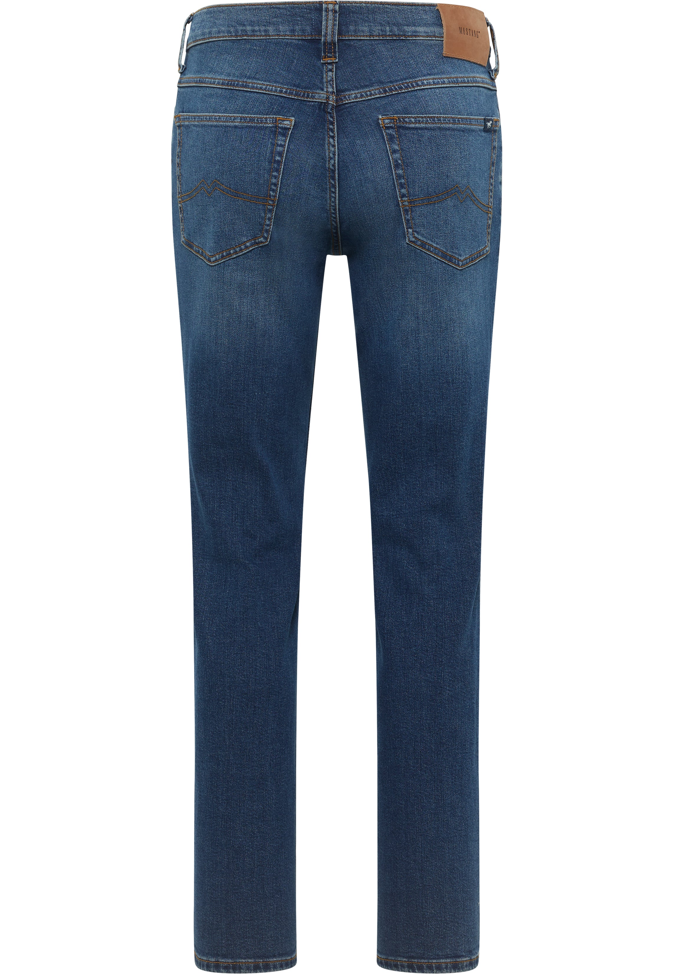 Męskie Spodnie Jeansowe Mustang Style Tramper Straight Denim Blue 1016331 5000 622