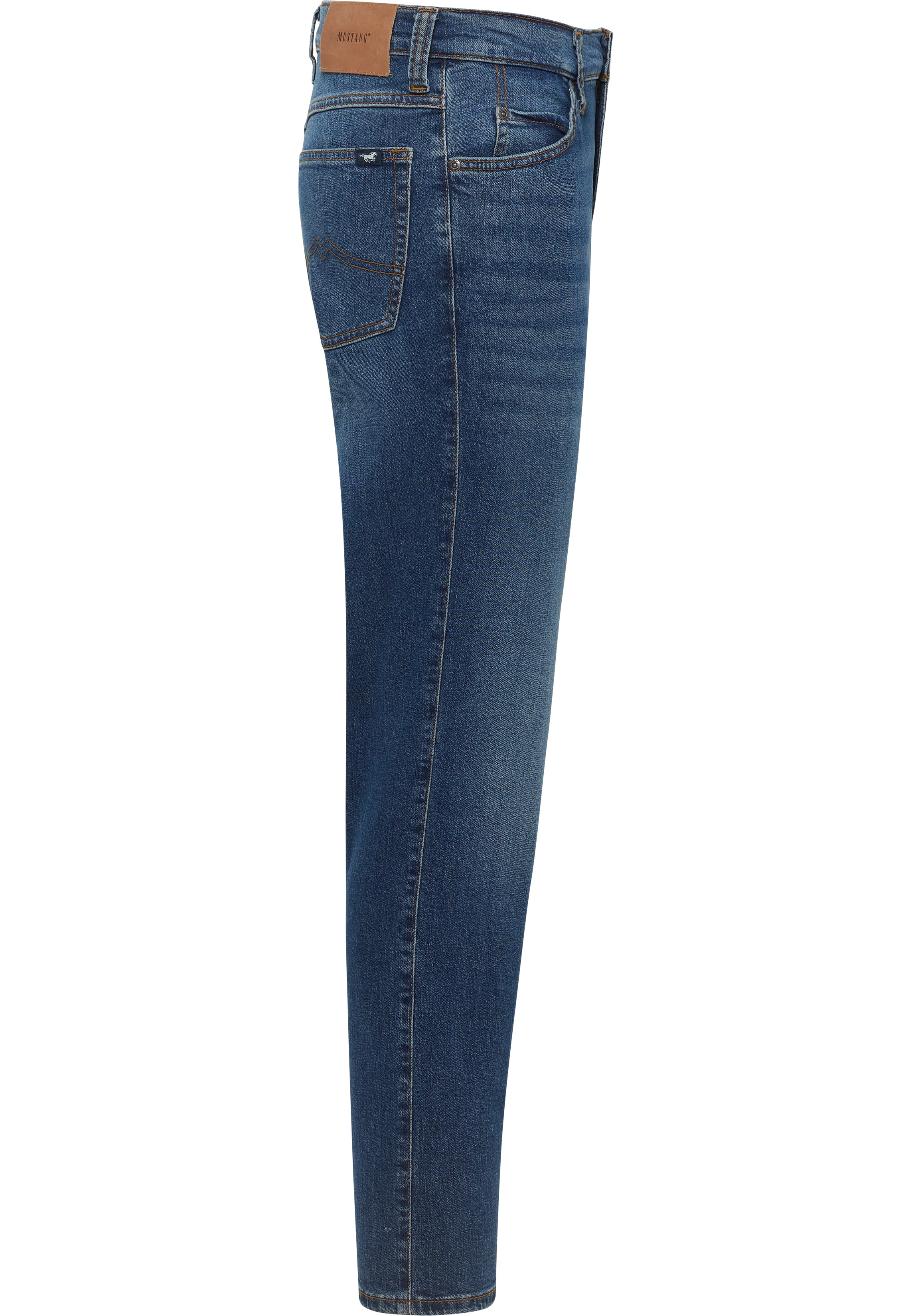 Męskie Spodnie Jeansowe Mustang Style Tramper Straight Denim Blue 1016331 5000 622