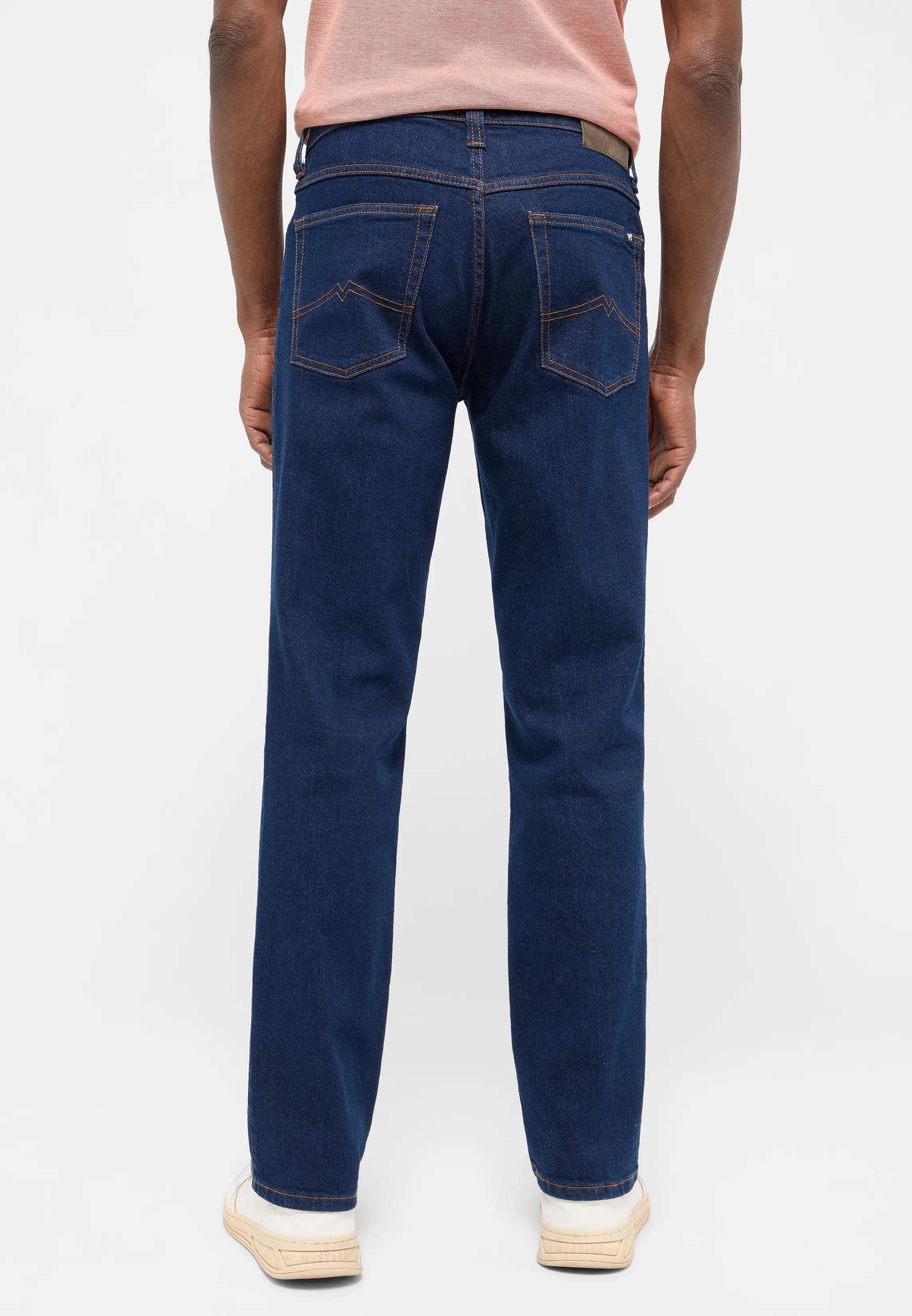 Męskie Spodnie Jeansowe Mustang Style Tramper Straight Denim Blue 1016331 5000 940