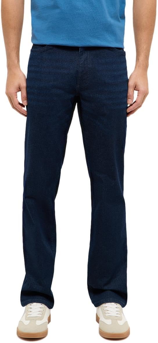 Męskie Spodnie Jeansowe Mustang Style Tramper Straight Denim Blue 1017442 5000 903