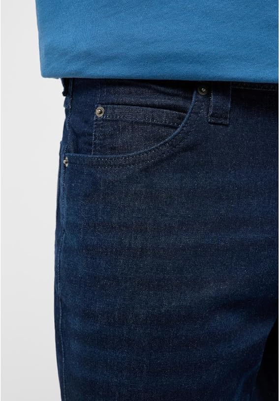 Męskie Spodnie Jeansowe Mustang Style Tramper Straight Denim Blue 1017442 5000 903