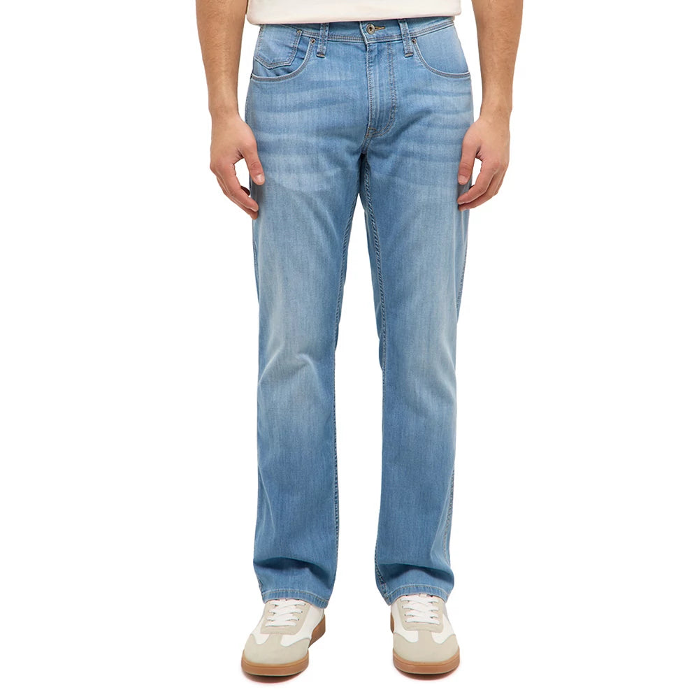 Męskie Spodnie Jeansowe Mustang Style Tramper Straight ULW Denim Blue 1017441 5000 403