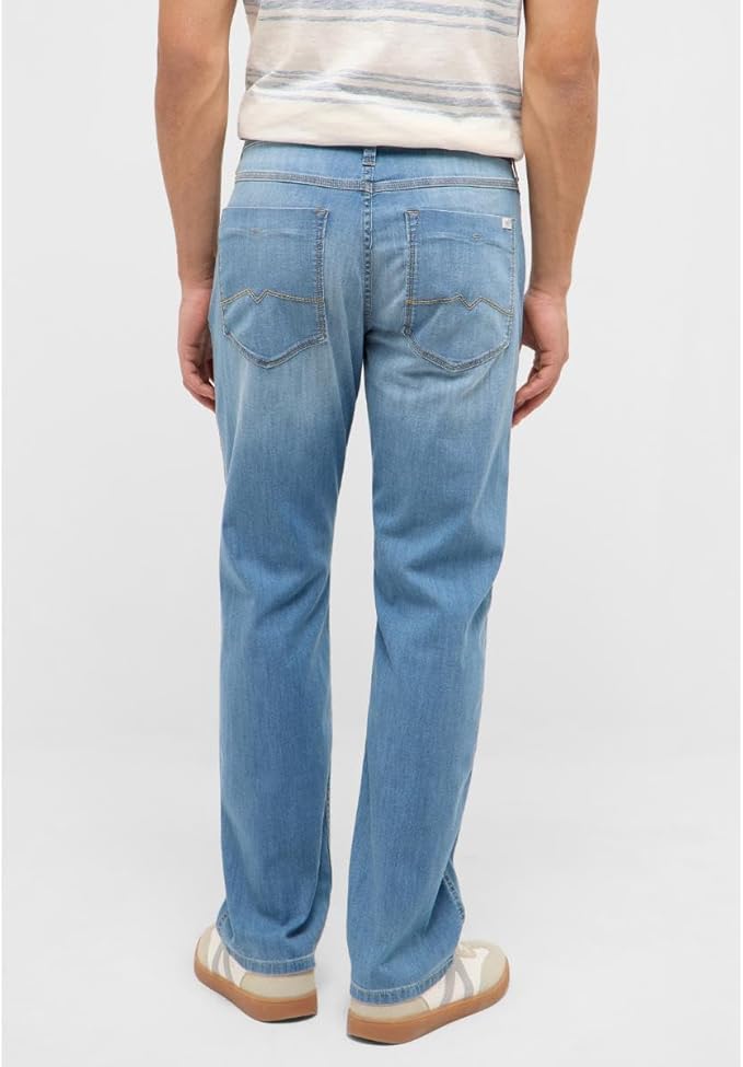 Męskie Spodnie Jeansowe Mustang Style Tramper Straight ULW Denim Blue 1017441 5000 403
