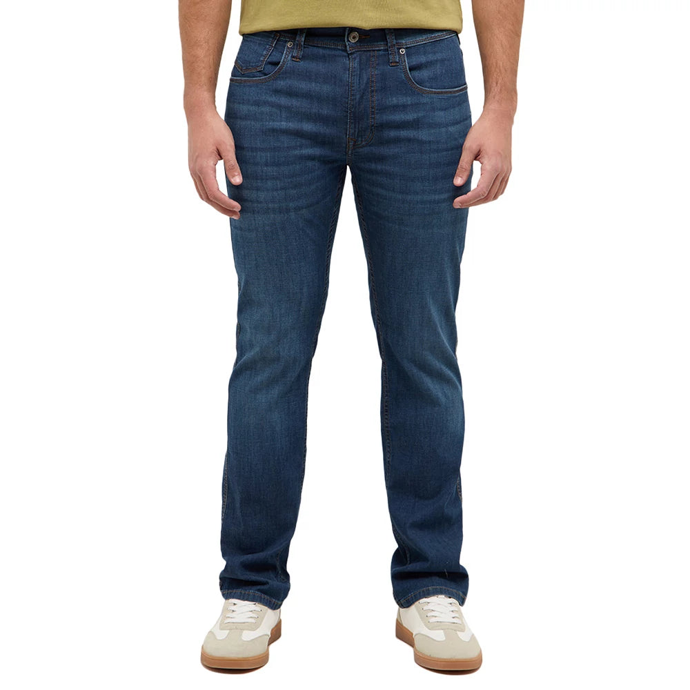 Męskie Spodnie Jeansowe Mustang Style Tramper Straight ULW Denim Blue 1017441 5000 803