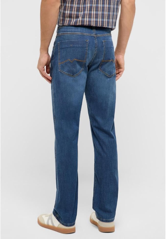 Męskie Spodnie Jeansowe Mustang Style Tramper Straight ULW Denim Blue 1017441 5000 940