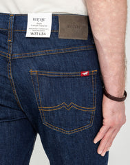 Męskie Spodnie Jeansowe Mustang Style Tramper Tapered Denim Blue 1018016 5000 901